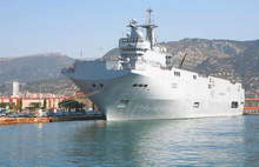 Сделка по продаже вертолетоносца Mistral стала одной из важных тем переговоров между Д.Медведевым и Н.Саркози.