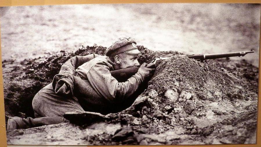 Латышский стрелок. 1916 год.
