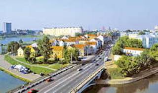 Троицкое предместье в Минске.
