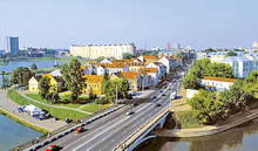 Троицкое предместье в Минске.