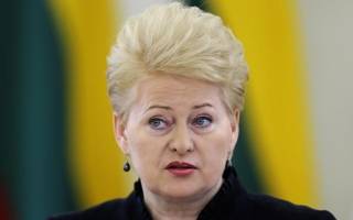 Грибаускайте: Россия ведет себя как террорист. Литва находится под угрозой