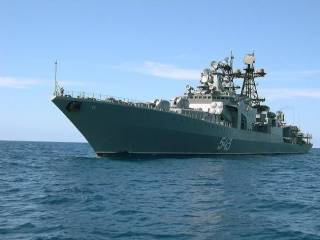 Российские военные корабли снова приблизились к границе Латвии