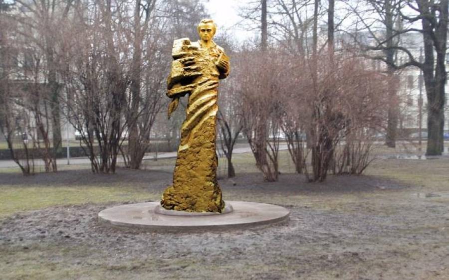 Таким Тараса Шевченко увидят посетители рижского парка.