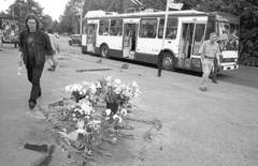  Место воскресной трагедии.