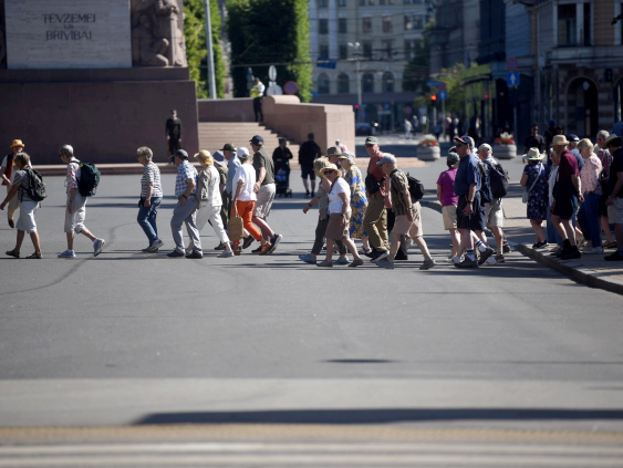 Латвия в этом году может достичь уровня 2019 года по количеству туристов