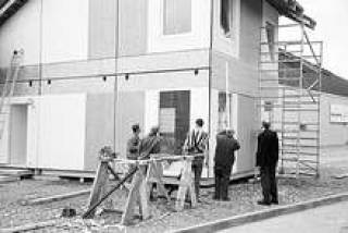 Дом-конструктор собирается за короткий срок.