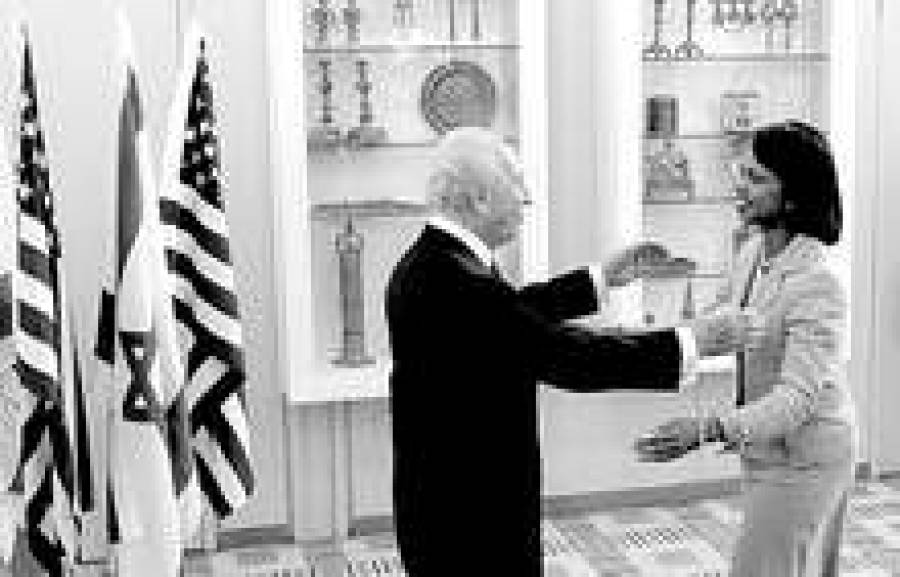 Глава Израиля Шимон Перес всегда рад американским гостям.