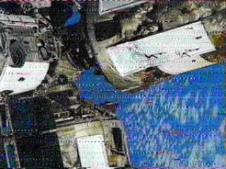 Поврежденный блок станция &quot;Мир&quot;. 