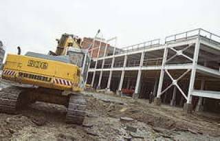 Металлический скелет для здания