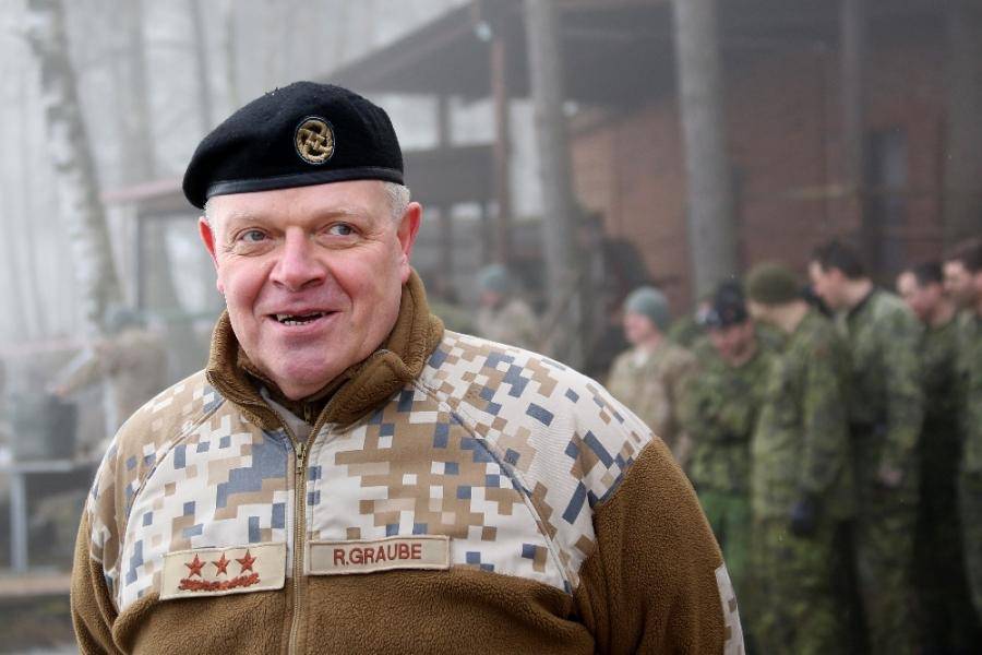Генерал Раймондс Граубе собрался учиться военному строительству на примере украинской армии. 