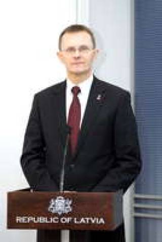 Министр финансов Латвии Андрис Вилкс.