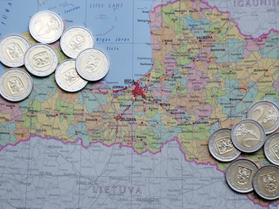 За девять месяцев ВВП Латвии вырос на 1,7%