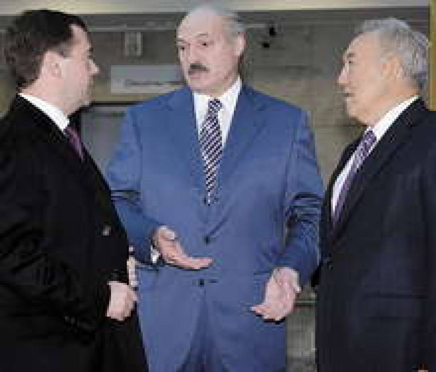 Медведев, Лукашенко и Назарбаев договорились о единой таможенной политике.