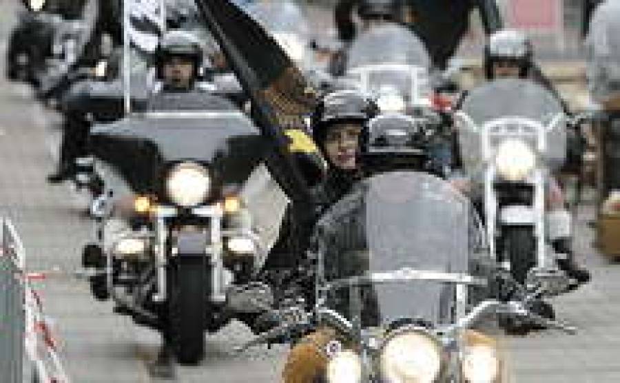 Всего в Латвию приехали около 6 тыс. владельцев мотоциклов Harley-Davidson.