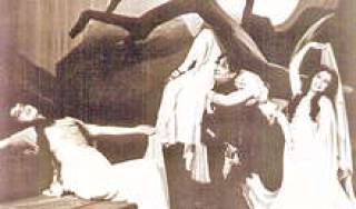 “Пер Гюнт” Ибсена, 1939 год. В центре — Эдуард Смильгис в заглавной роли.