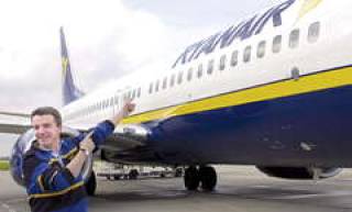 Ryanair прилетит в Балтию в 2004 году