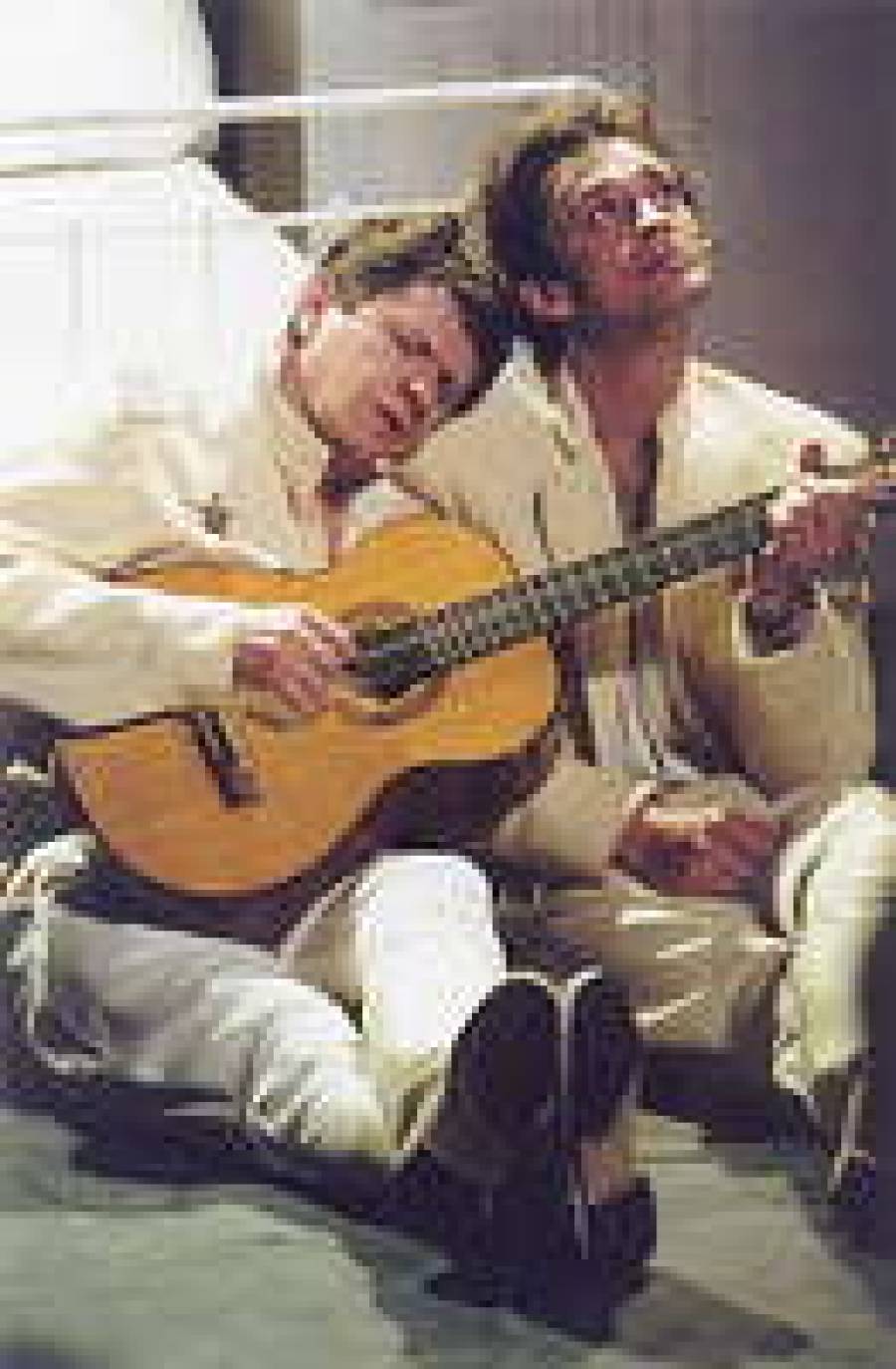 Александр Домогаров (справа) и Андрей Ильин в спектакле &ldquo;Мой бедный Марат&rdquo;.