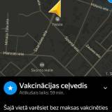Yandex Go запустил в Риге алгоритм, который подсказывает ближайший пункт вакцинации