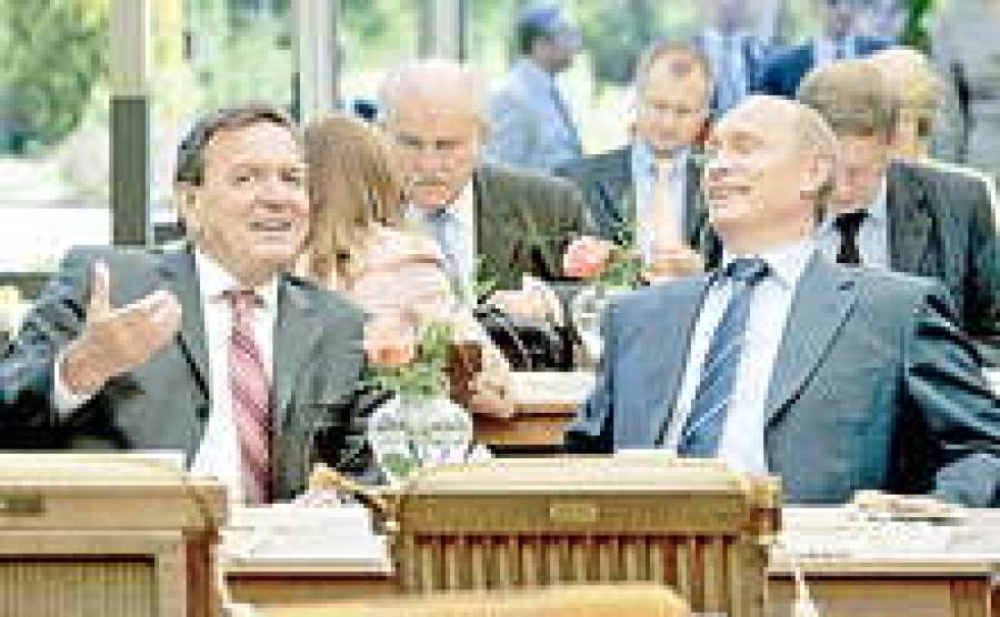 Интриги вокруг СЕГ для Г.Шредера и В.Путина — пока еще цветочки...