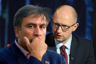 Михаил Саакашвили и Арсений Яценюк.