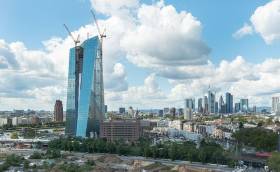 Новое здание Евпропейского центробанка.