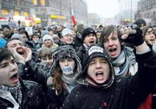 В Польше против присоединения страны к АСТА выступила тысяча человек.