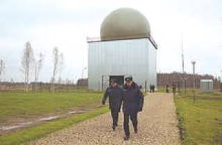 Уже действующий локатор TPS-117 в Аудрини.