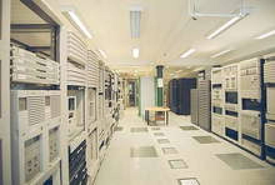 В центре передачи данных Lattelecom размещают свои серверы серьезные организации.