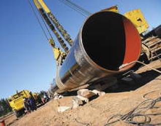 Пока Nord Stream уперся в побережье Финского залива.