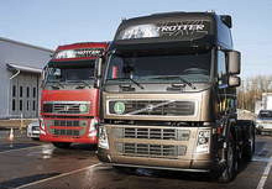 Продажи грузовиков Volvo в Европе упали на 33%.